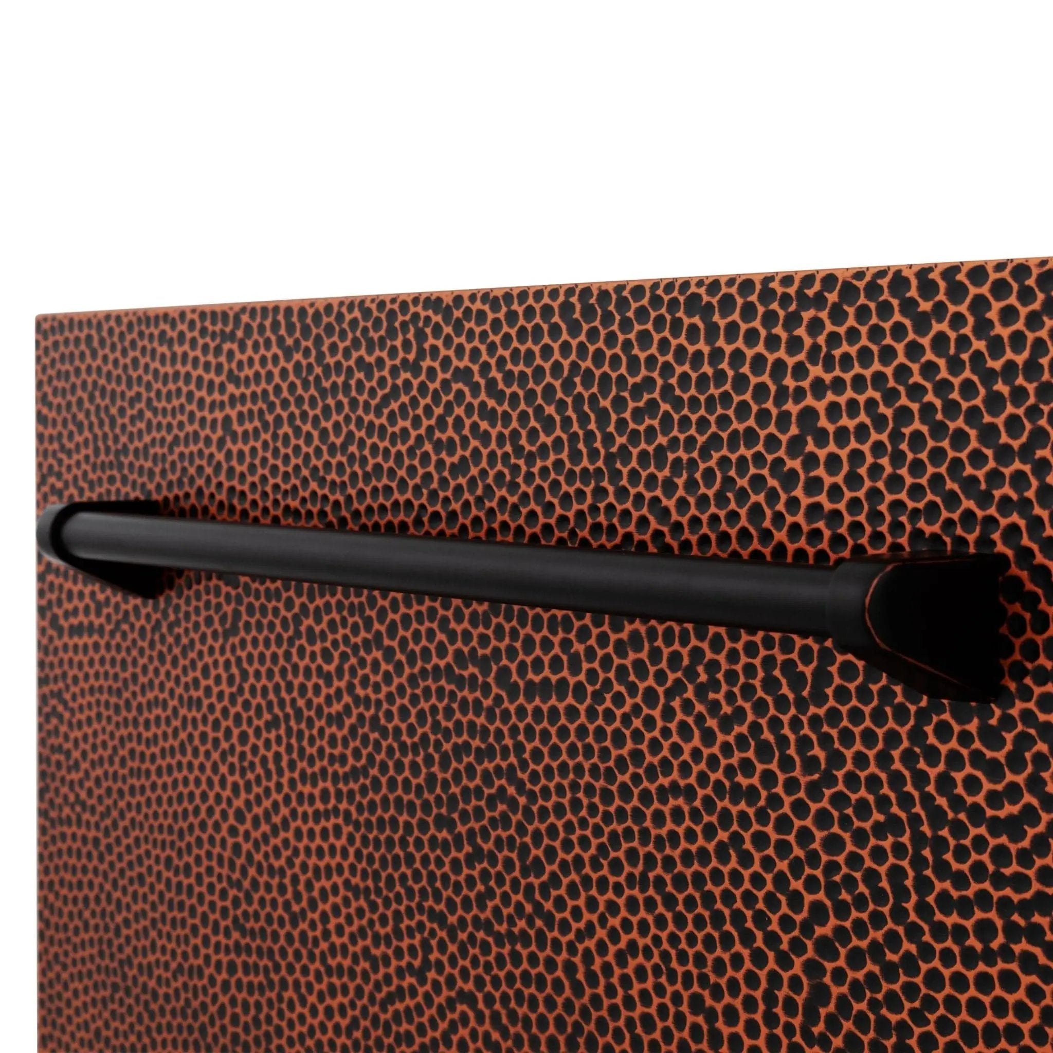 ZLINE 18" Dishwasher, Hammered Copper panel, Stainless Tub, DWV-HH-18 by Farmhouse Kitchen and Bath