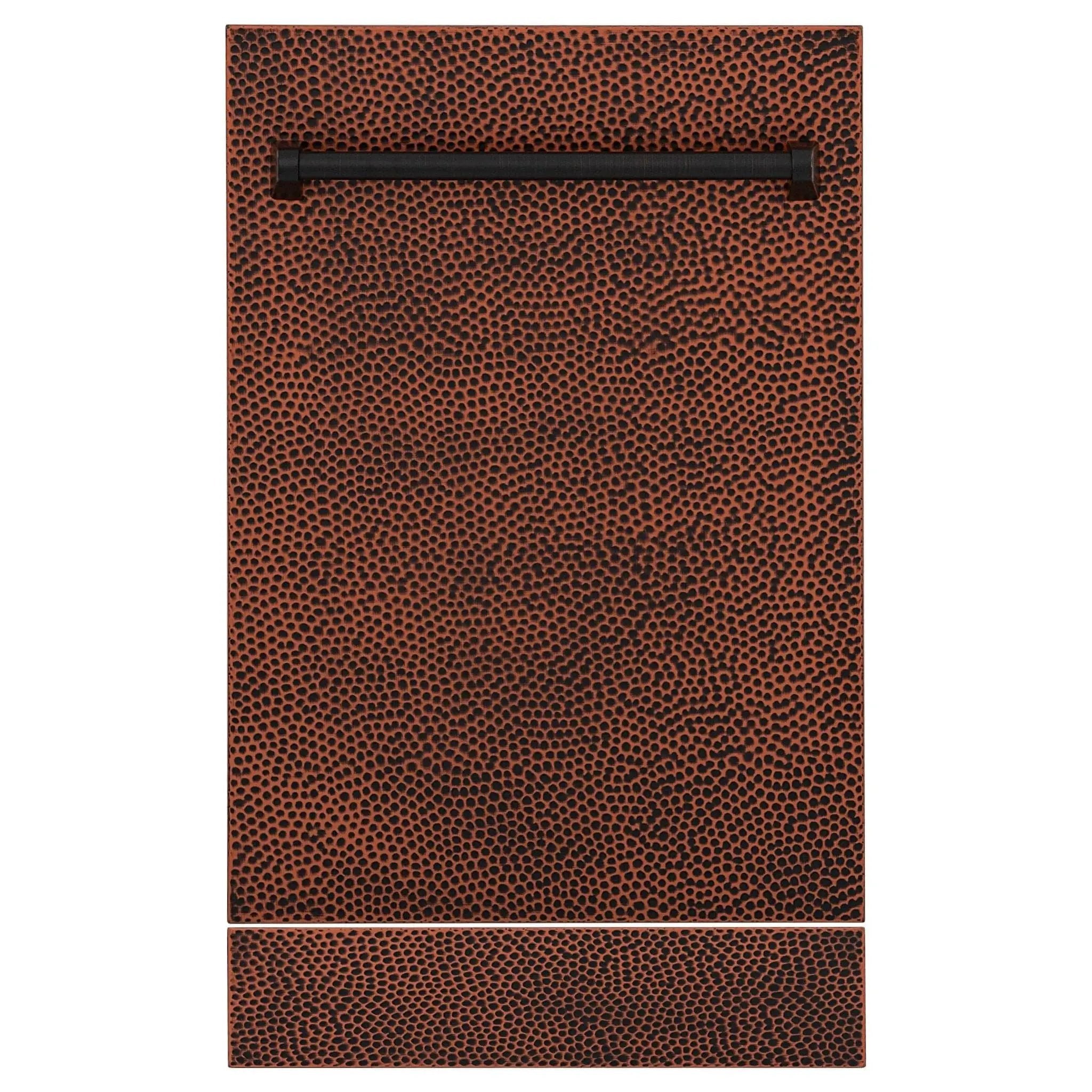 ZLINE 18" Dishwasher, Hammered Copper panel, Stainless Tub, DWV-HH-18 by Farmhouse Kitchen and Bath