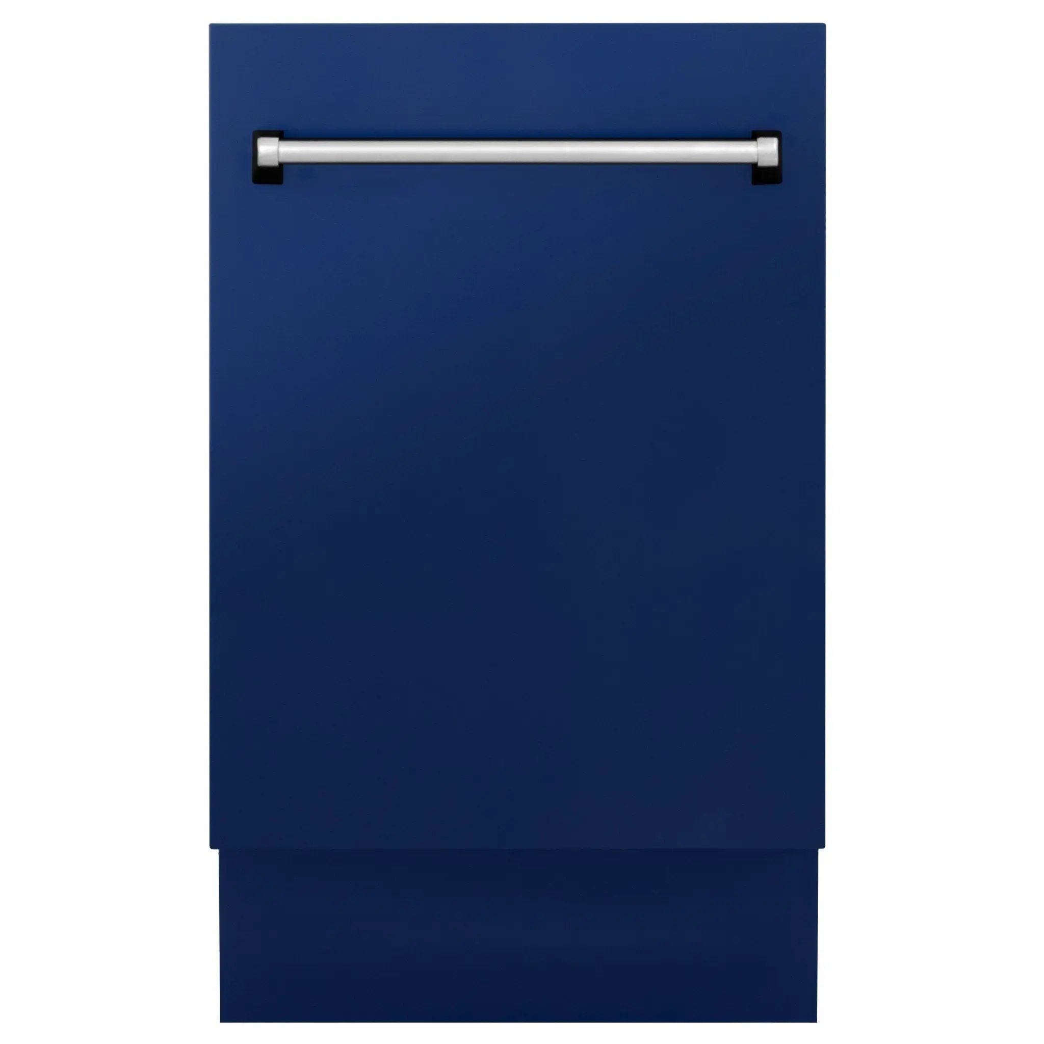 ZLINE 18" Dishwasher in Blue gloss panel, Stainless Tub, DWV-BG-18 by Farmhouse Kitchen and Bath