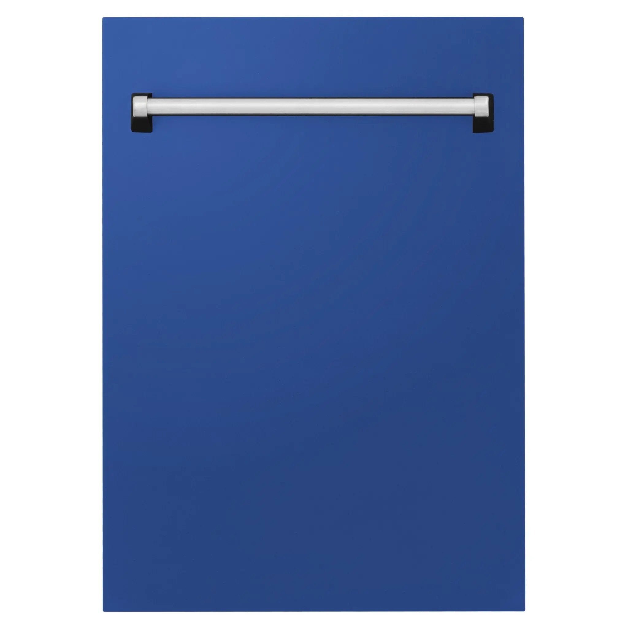 ZLINE 18" Dishwasher in Blue matt panel, Stainless Tub, DWV-BM-18 by Farmhouse Kitchen and Bath