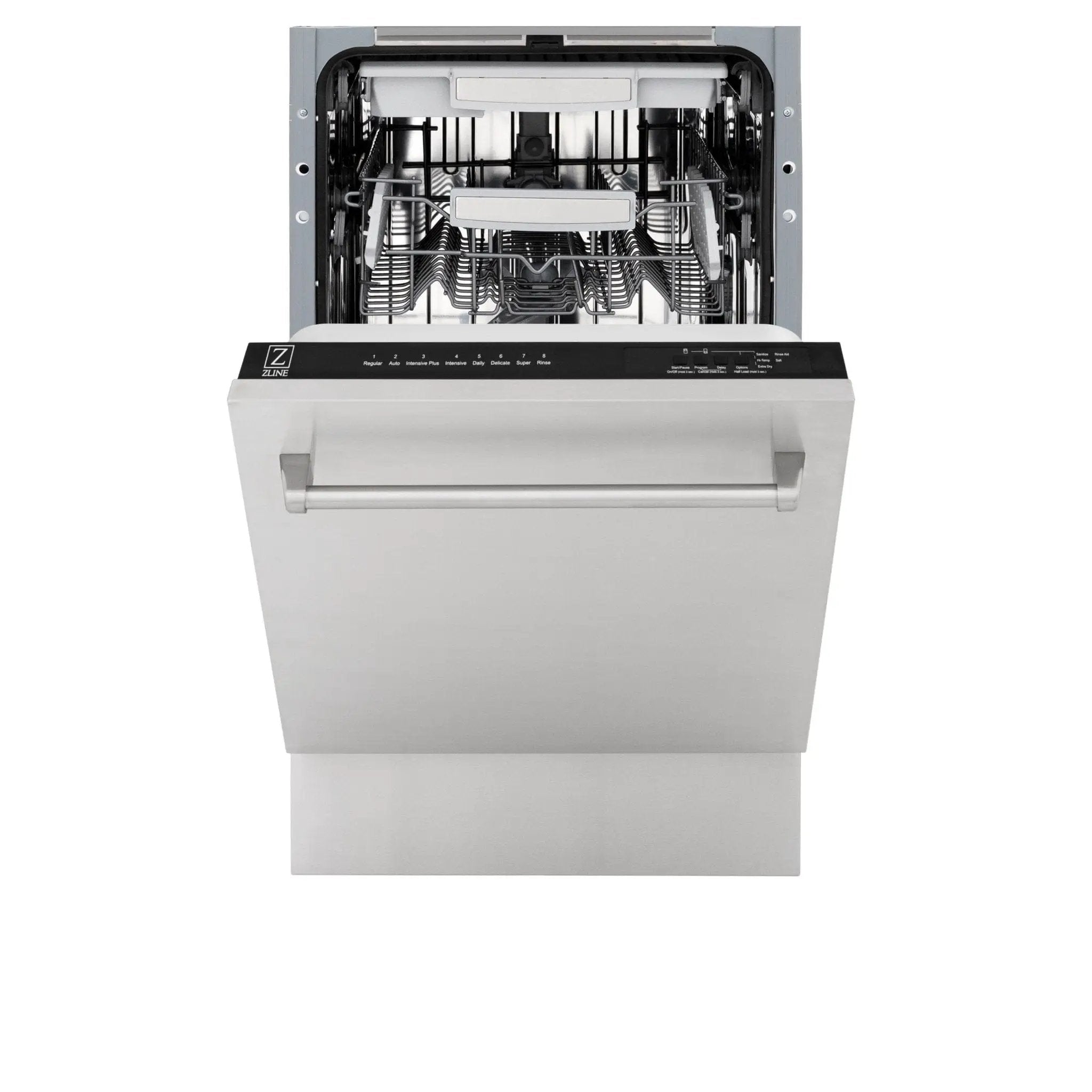 ZLINE 18" Dishwasher in Custom Panel Ready, Stainless Tub, DWV-304-18 by Farmhouse Kitchen and Bath