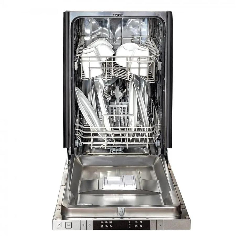 ZLINE 18" Dishwasher in Unfinished Wood with Stainless Steel Tub, DW-UF-H-18 by Farmhouse Kitchen and Bath