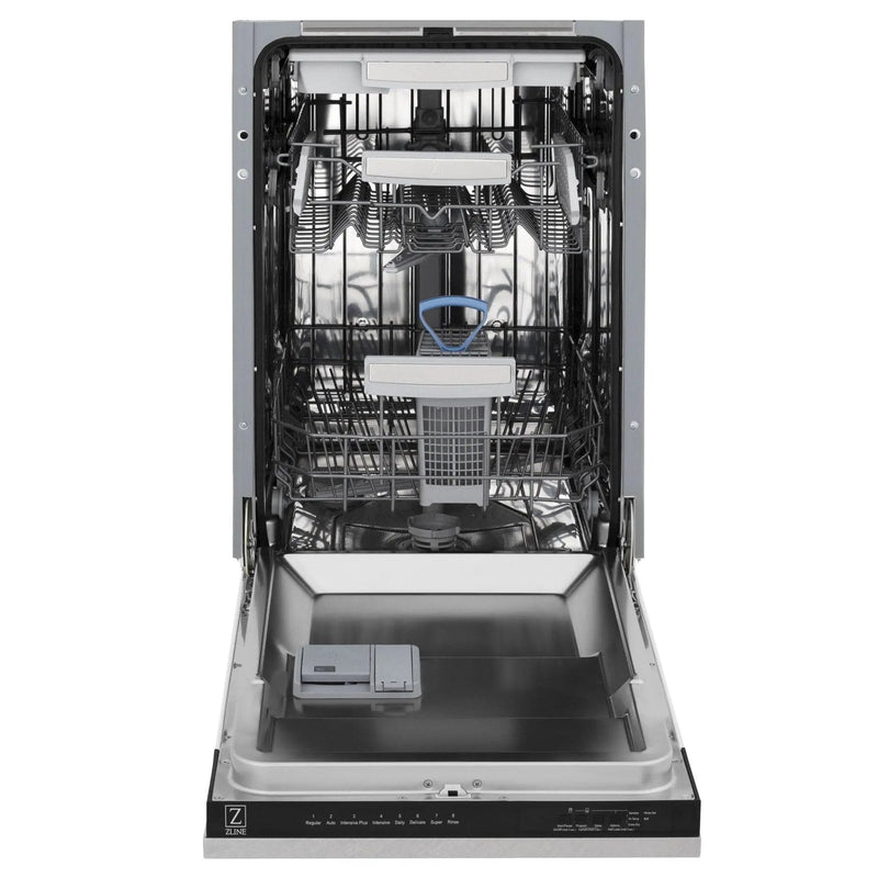 ZLINE 18" Dishwasher, Stainless panel, Stainless Tub, DWV-SN-18 by Farmhouse Kitchen and Bath