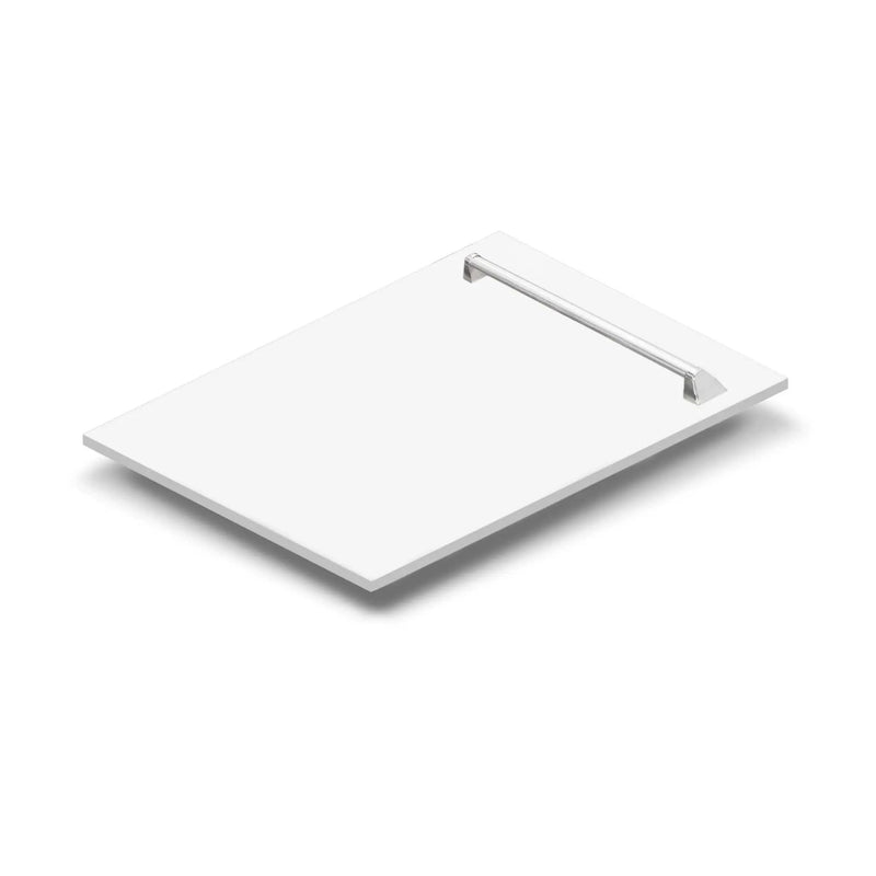 ZLINE 18" Dishwasher, White Matte panel, Stainless Tub, DWV-WM-18 by Farmhouse Kitchen and Bath