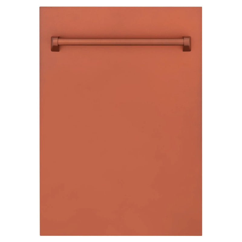 ZLINE 18" Dishwasher with Copper panel, Stainless Tub, DWV-C-18 by Farmhouse Kitchen and Bath