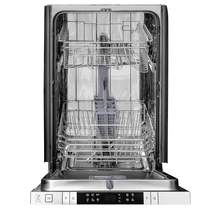 ZLINE 18 in. Compact Top Control Dishwasher with Stainless Steel Tub and Modern Style Handle, DW-BS-H-18 by Farmhouse Kitchen and Bath