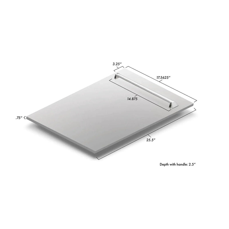 ZLINE 18" Tallac Series 3rd Rack Top Control Dishwasher in Custom Panel Ready with Stainless Steel Tub, DWV-UF-18 by Farmhouse Kitchen and Bath