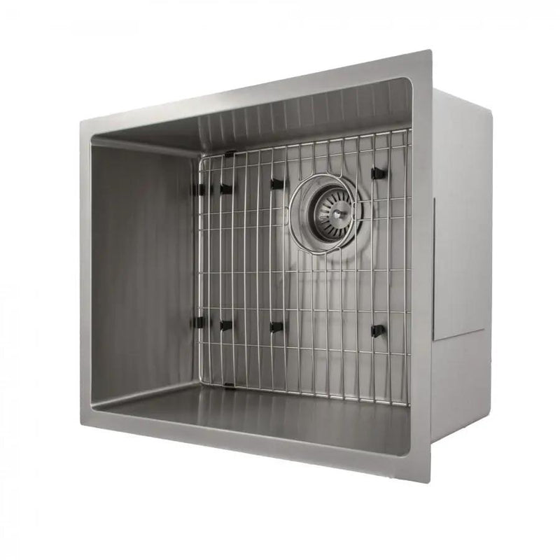 ZLINE 23" Undermount Single Bowl Sink in Stainless Steel, SRS-23 by Farmhouse Kitchen and Bath