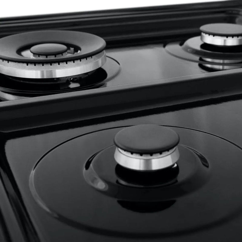 ZLINE 24" Black Stainless, Gas Burner, Electric Oven Range, RAB-24 by Farmhouse Kitchen and Bath