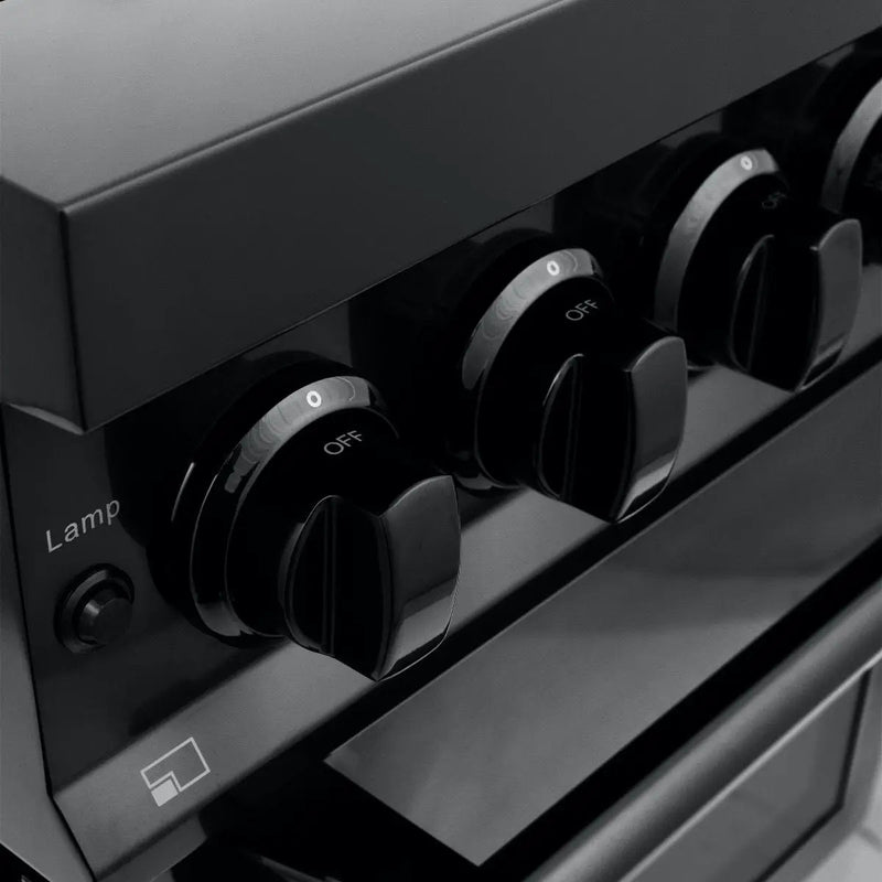 ZLINE 24" Black Stainless, Gas Burner, Electric Oven Range, RAB-24 by Farmhouse Kitchen and Bath