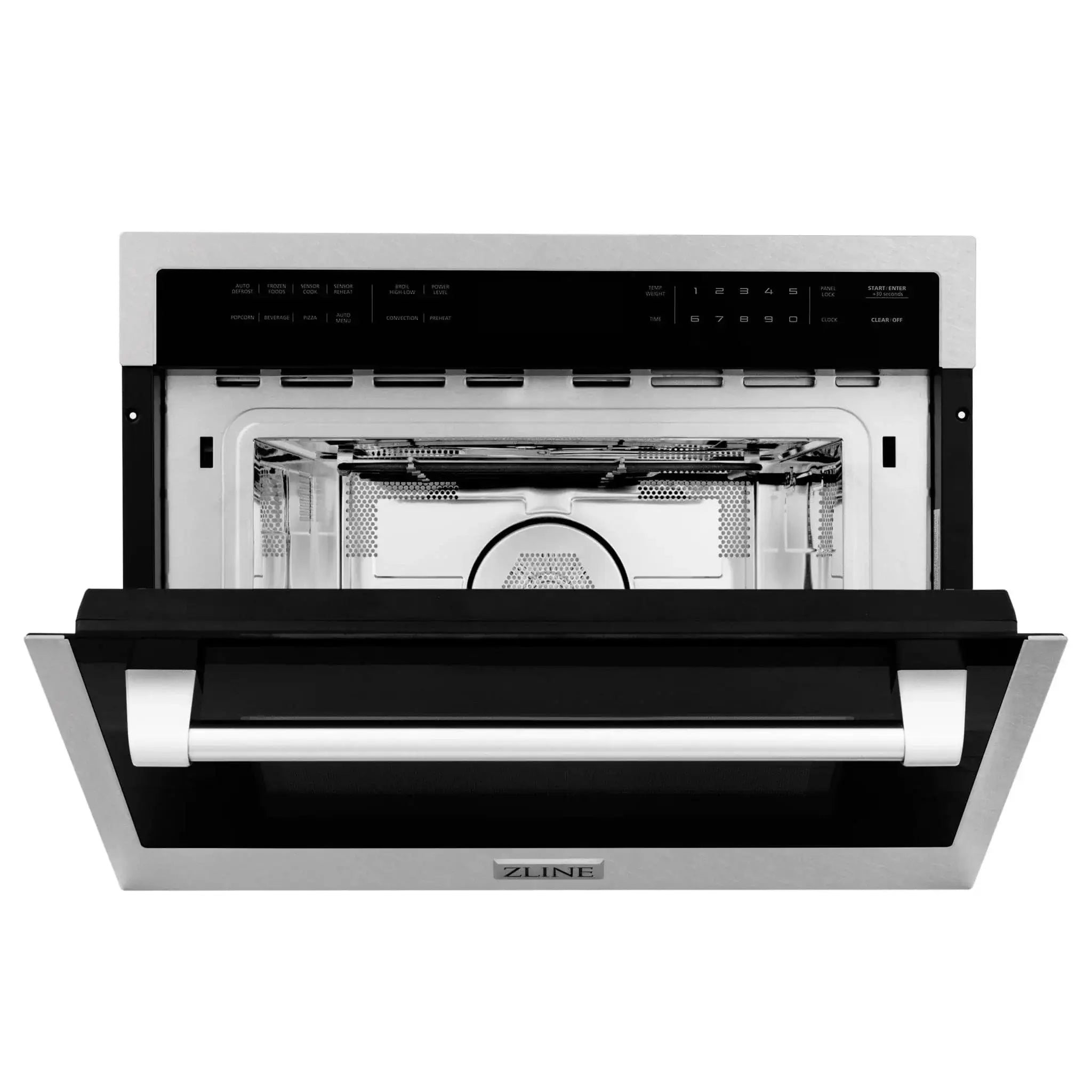 ZLINE 24" Built-in Convection Microwave Oven, DuraSnow, MWO-24-SS by Farmhouse Kitchen and Bath
