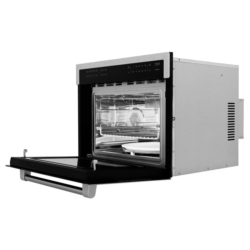 ZLINE 24" Built-in Convection Microwave Oven, DuraSnow, MWO-24-SS by Farmhouse Kitchen and Bath
