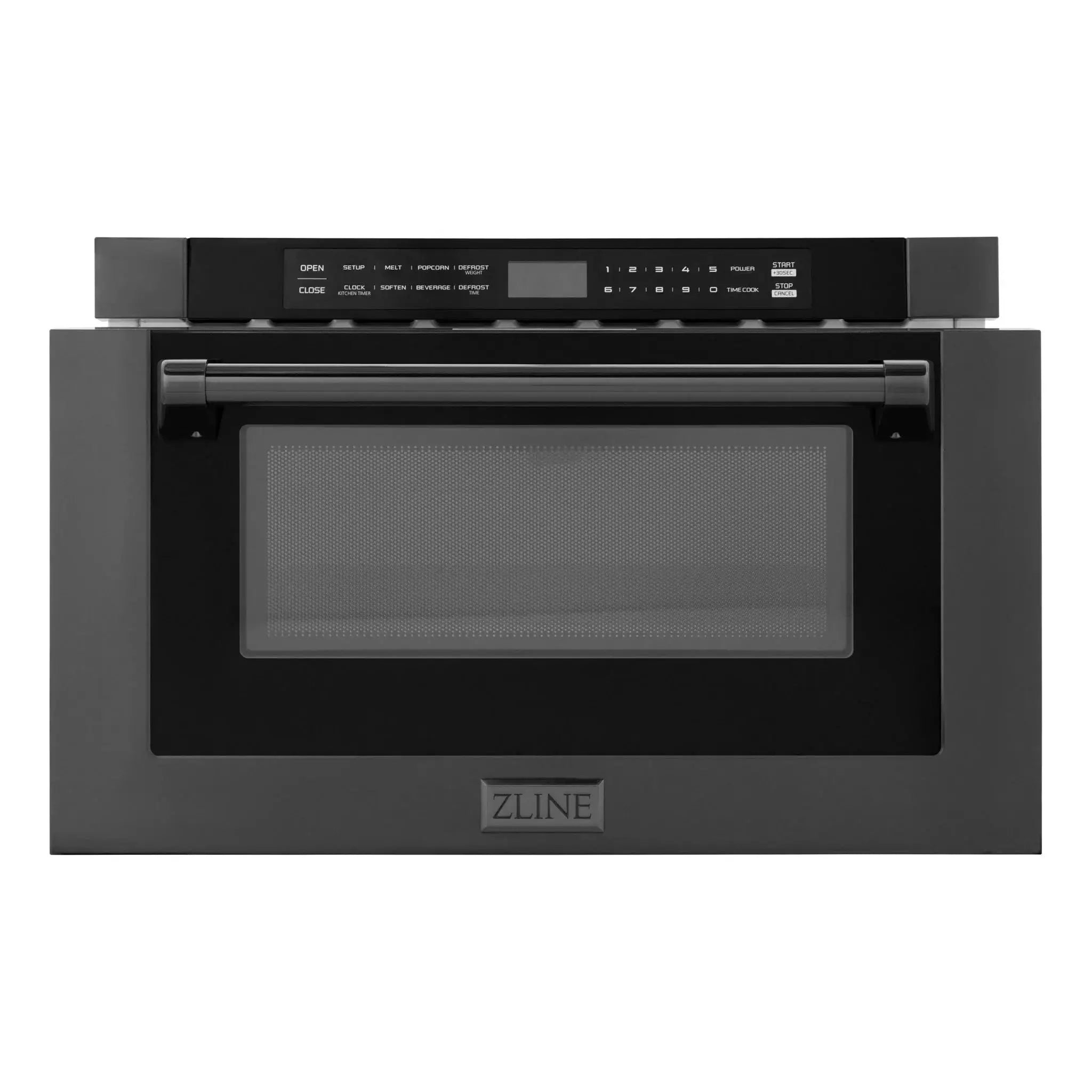 ZLINE 24" Built-in Microwave Drawer, Black Stainless Steel, MWD-1-BS-H by Farmhouse Kitchen and Bath