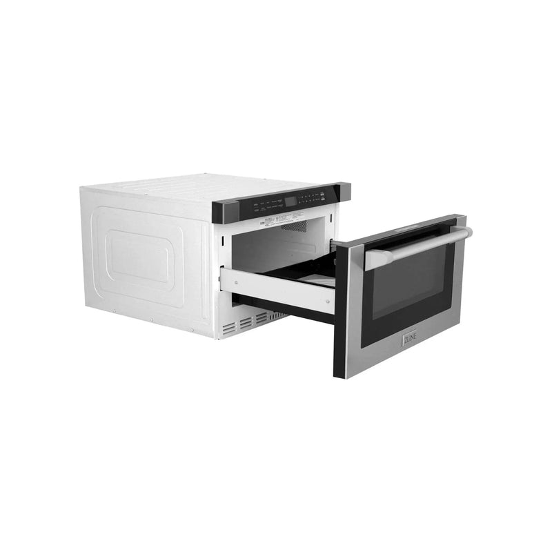 ZLINE 24" Built-in Microwave Drawer, Stainless Steel, MWD-1-H by Farmhouse Kitchen and Bath