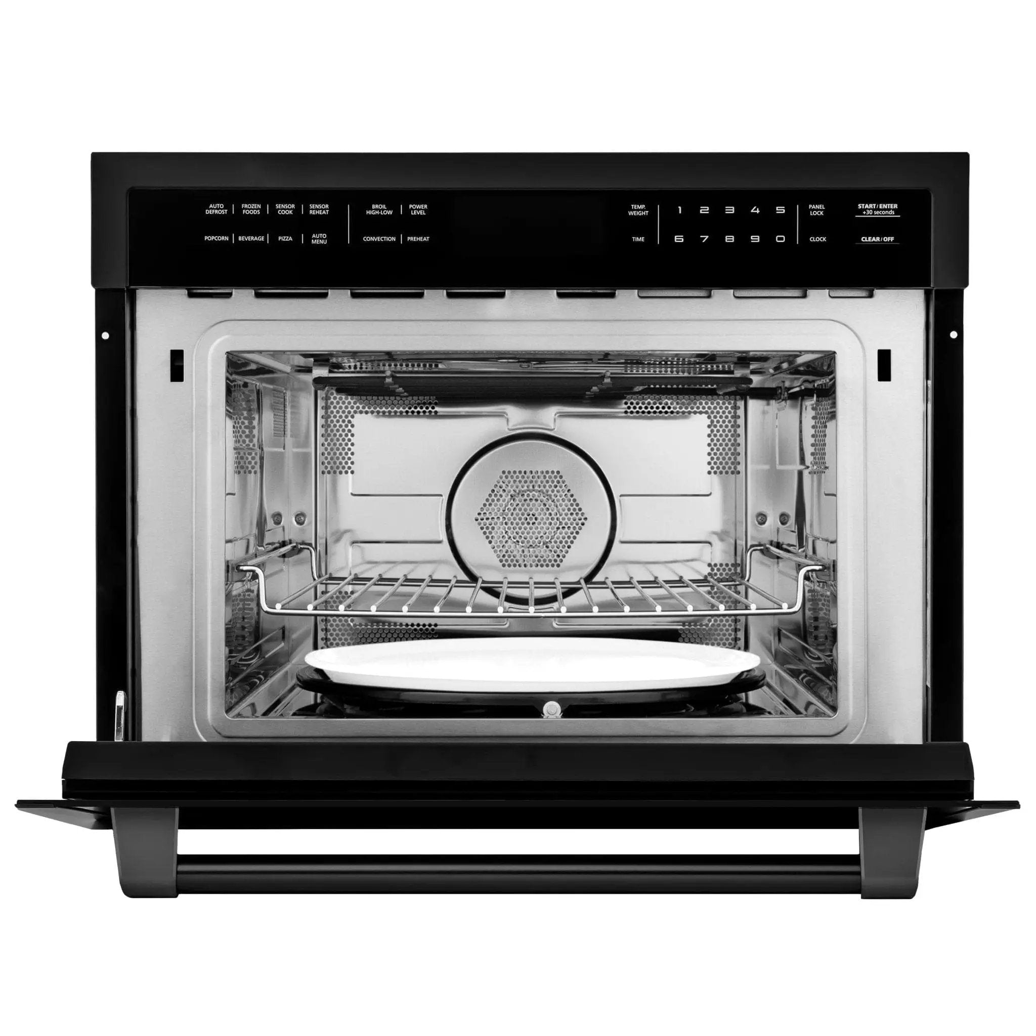 ZLINE 24" Convection Microwave, Black Stainless, MWO-24-BS by Farmhouse Kitchen and Bath