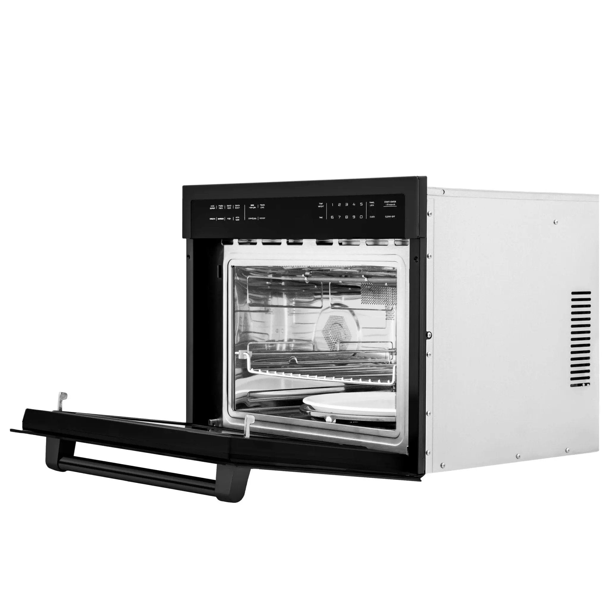 ZLINE 24" Convection Microwave, Black Stainless, MWO-24-BS by Farmhouse Kitchen and Bath