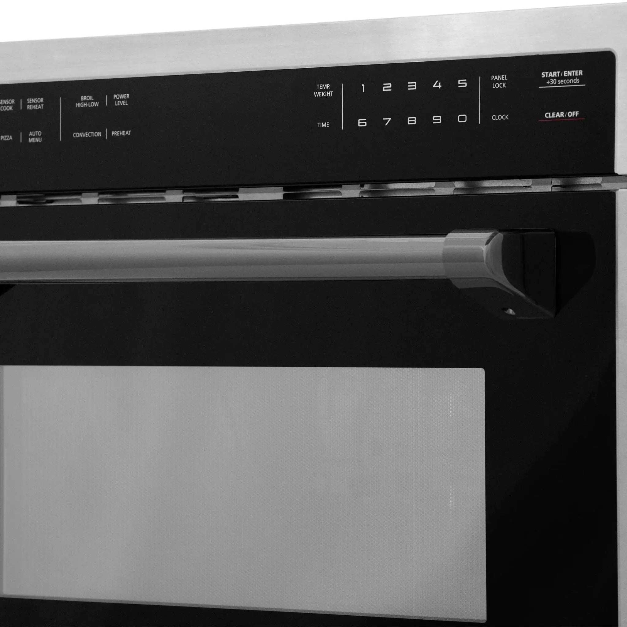 ZLINE 24" Convection Microwave, Stainless Steel, Black MWOZ-24-MB by Farmhouse Kitchen and Bath