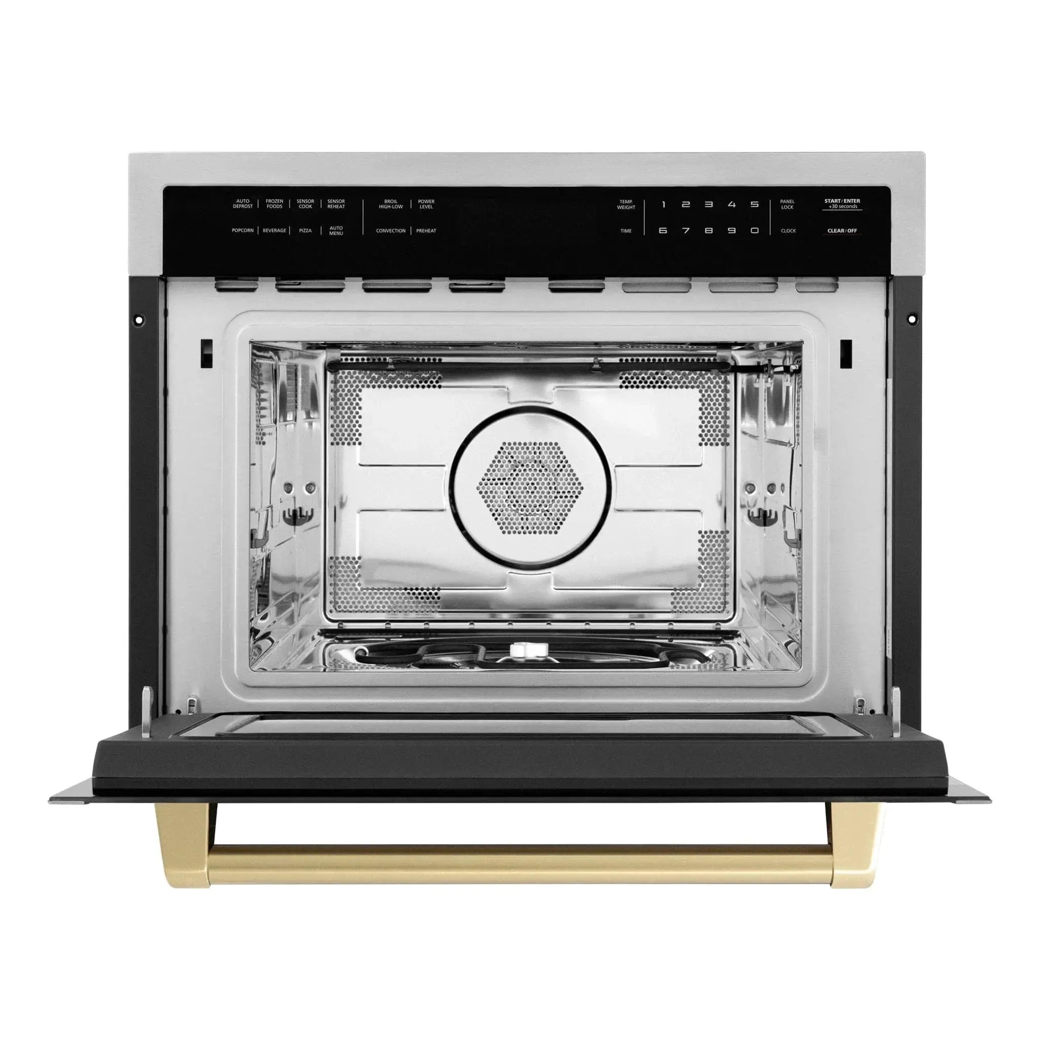 ZLINE 24" Convection Microwave, Stainless Steel, Bronze MWOZ-24-CB by Farmhouse Kitchen and Bath