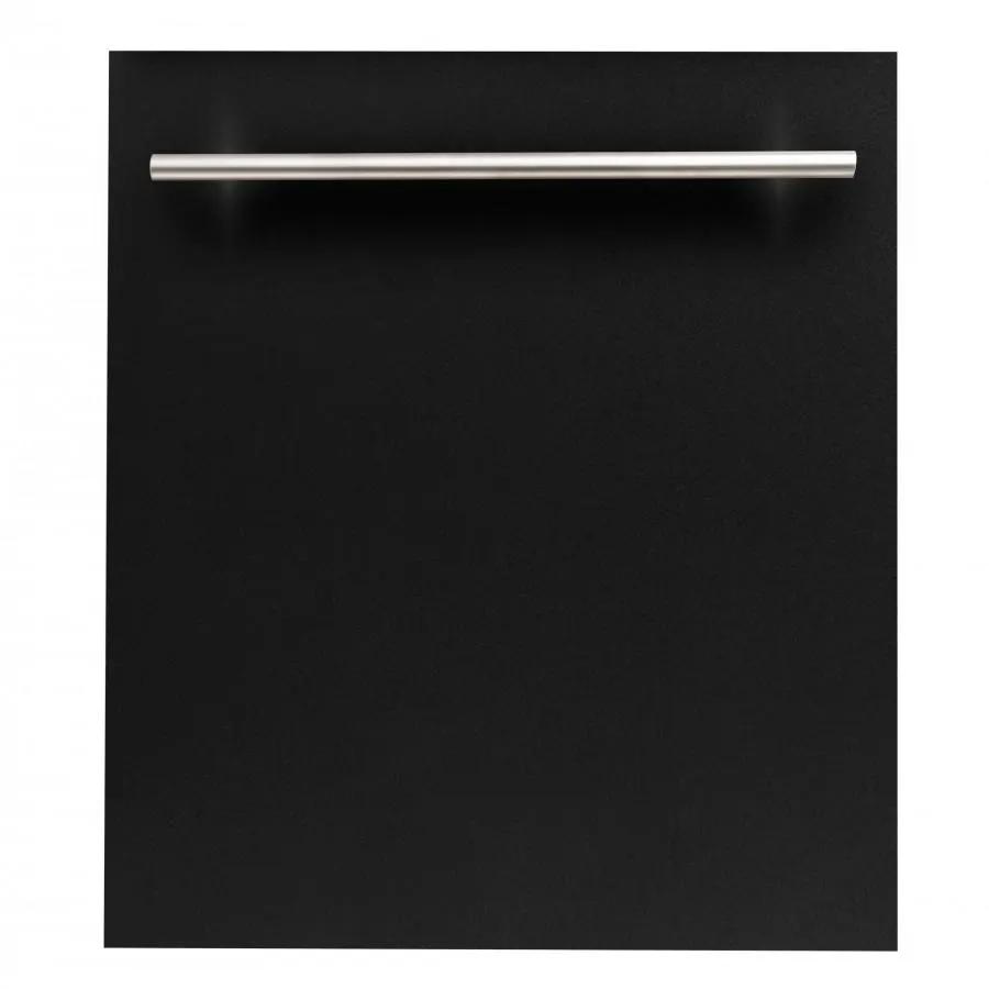 ZLINE 24" Dishwasher Black Matte with Stainless Steel Tub, DW-BLM-H-24 by Farmhouse Kitchen and Bath