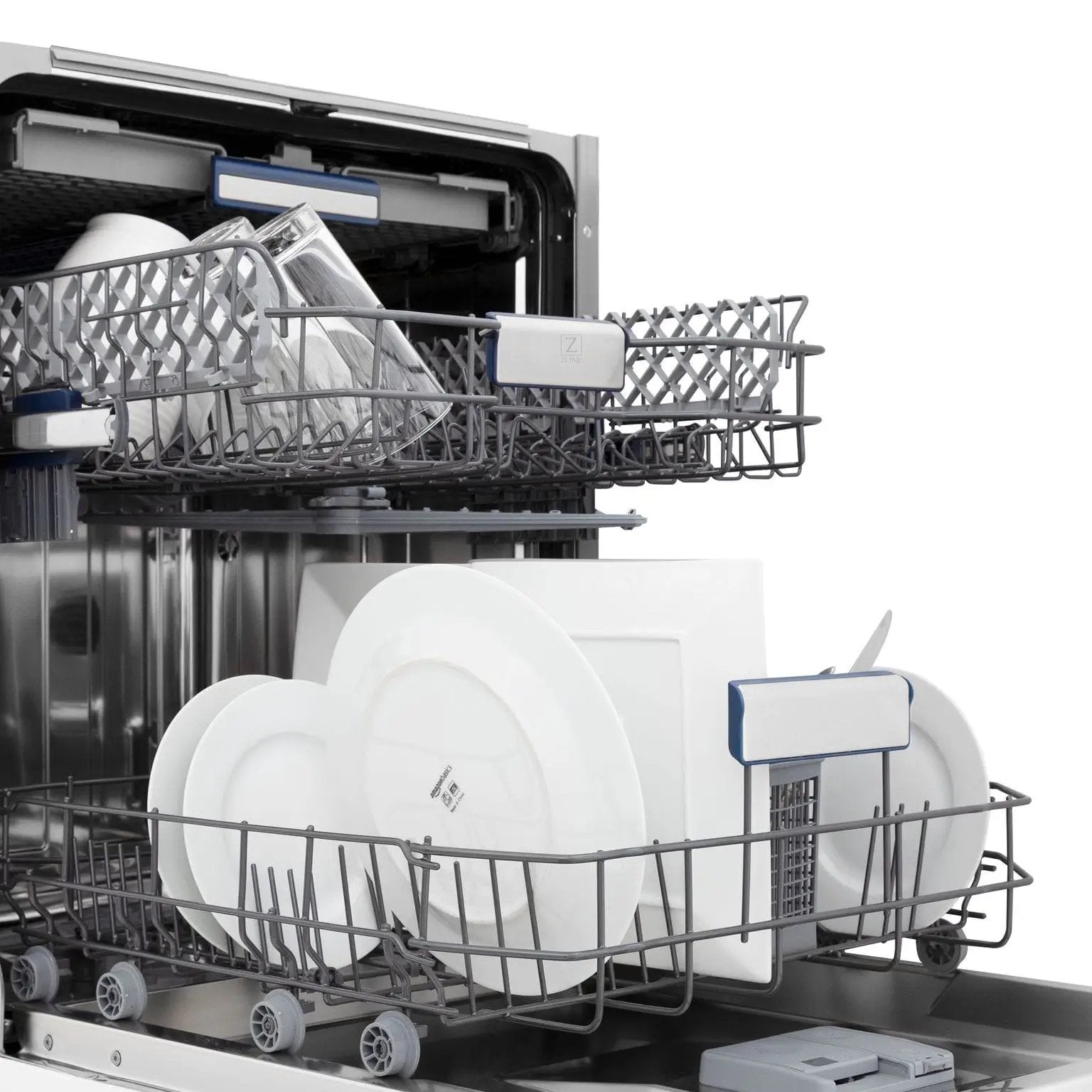 ZLINE 24" Dishwasher, Custom Panel Ready, Stainless Tub, 3rd Rack, DWV-24 by Farmhouse Kitchen and Bath