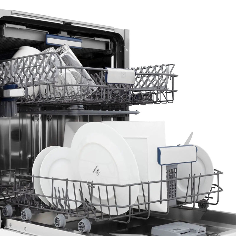 ZLINE 24" Dishwasher, Custom Panel Ready, Stainless Tub, 3rd Rack, DWV-24 by Farmhouse Kitchen and Bath