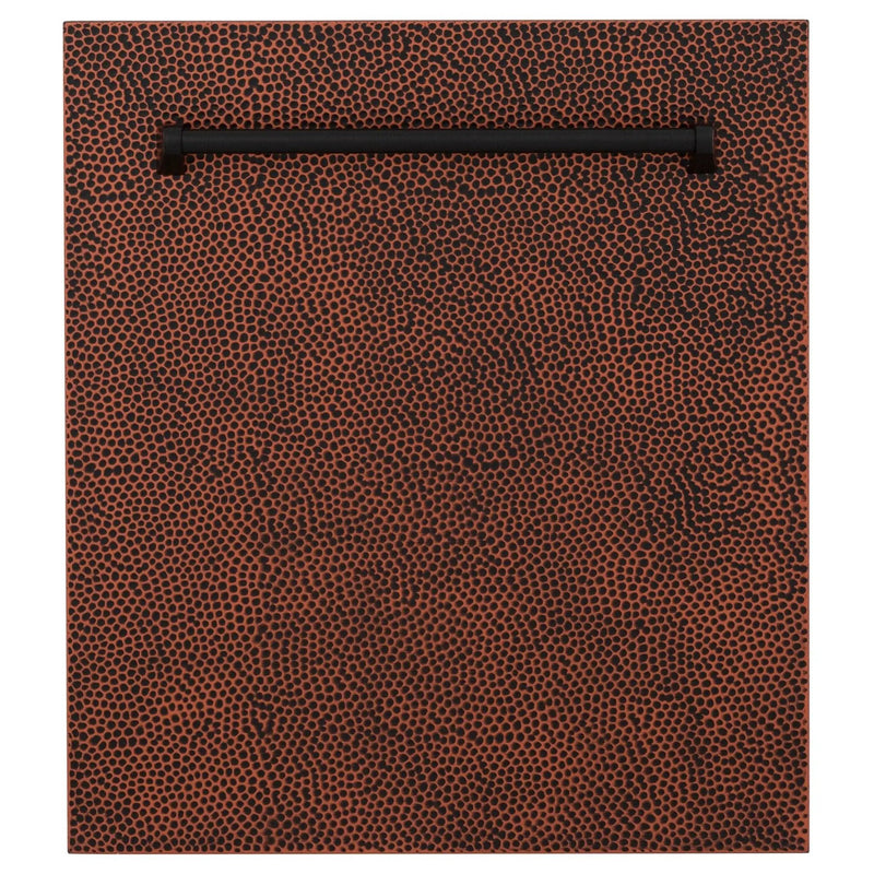 ZLINE 24" Dishwasher, Hammered Copper panel, Stainless Tub, DWV-HH-24 by Farmhouse Kitchen and Bath