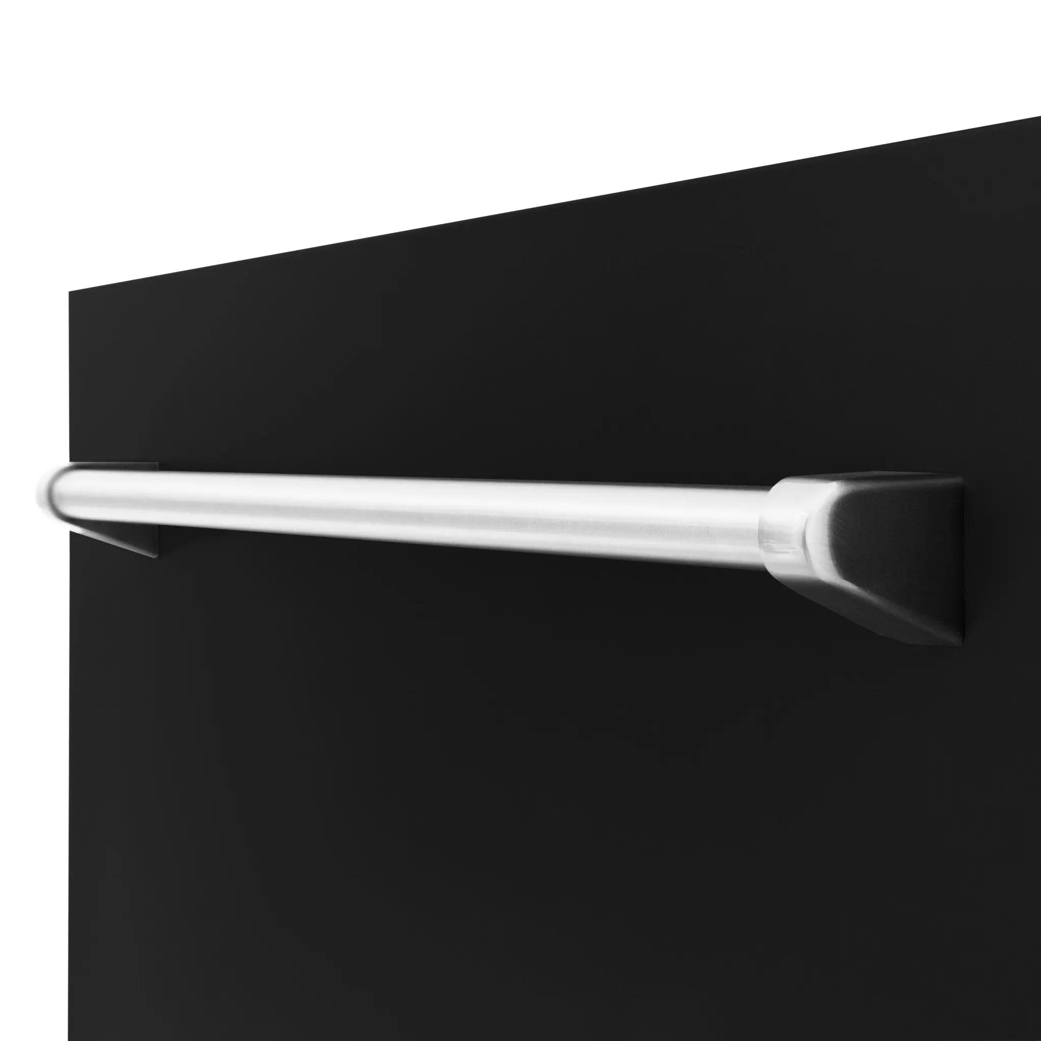 ZLINE 24" Dishwasher in Black Matte panel, Stainless Tub, DWV-BLM-24 by Farmhouse Kitchen and Bath
