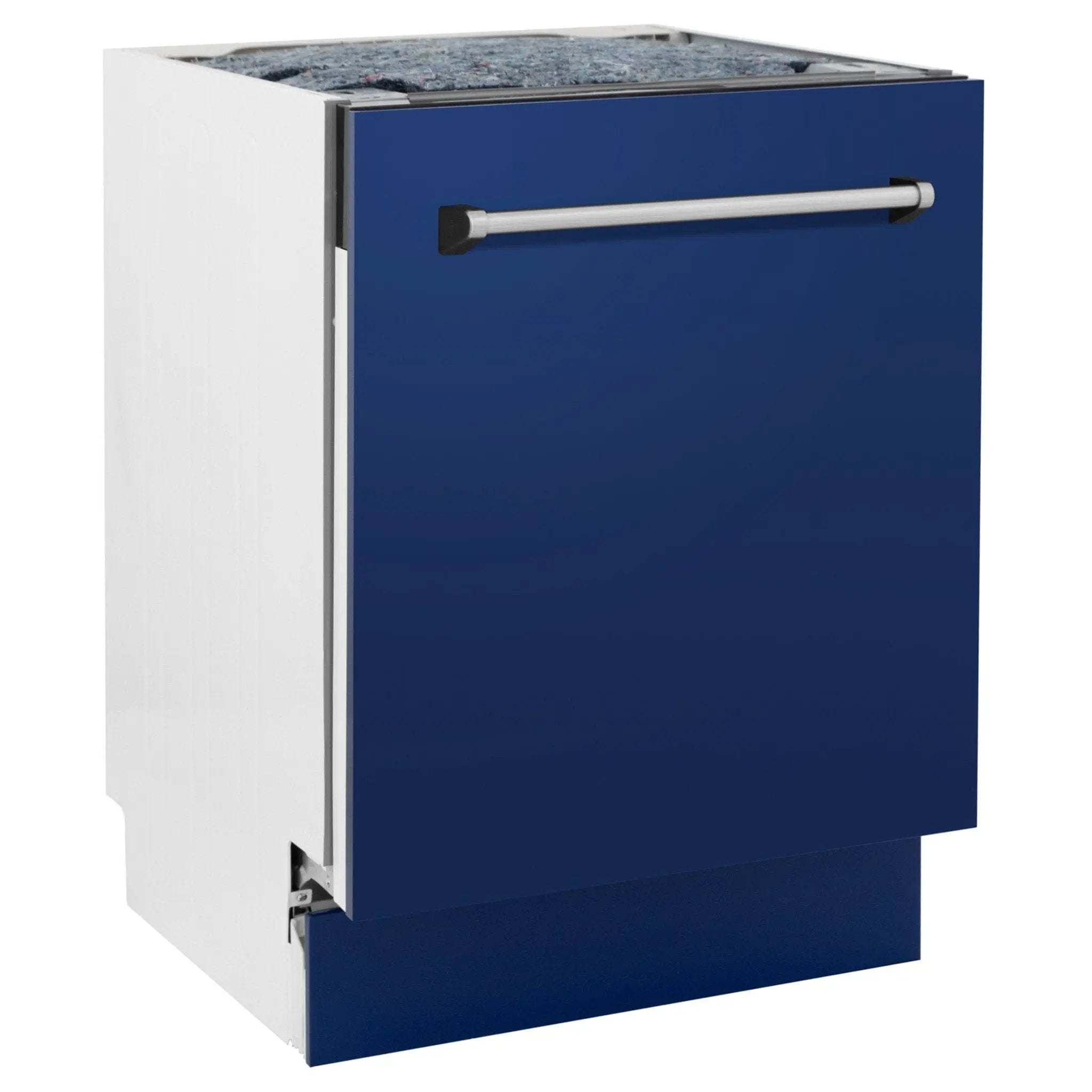 ZLINE 24" Dishwasher in Blue gloss panel, Stainless Tub, DWV-BG-24 by Farmhouse Kitchen and Bath