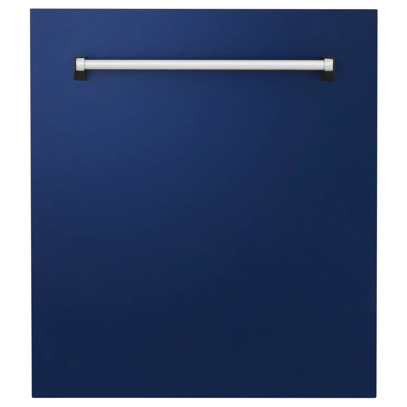 ZLINE 24" Dishwasher in Blue gloss panel, Stainless Tub, DWV-BG-24 by Farmhouse Kitchen and Bath