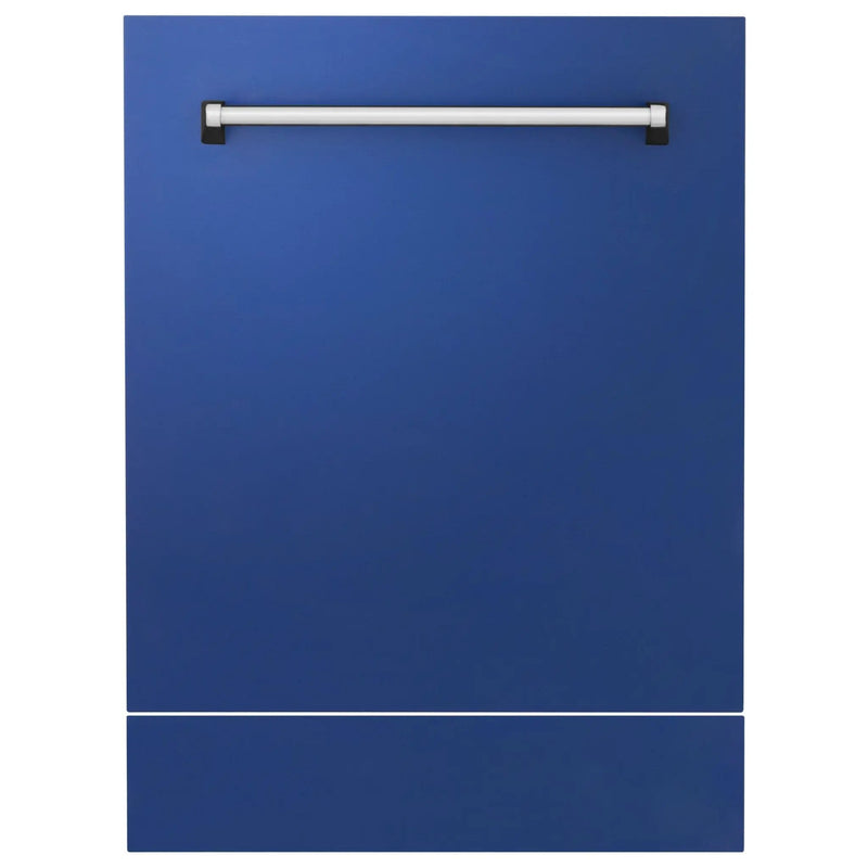 ZLINE 24" Dishwasher in Blue Matte panel, Stainless Tub, DWV-BM-24 by Farmhouse Kitchen and Bath