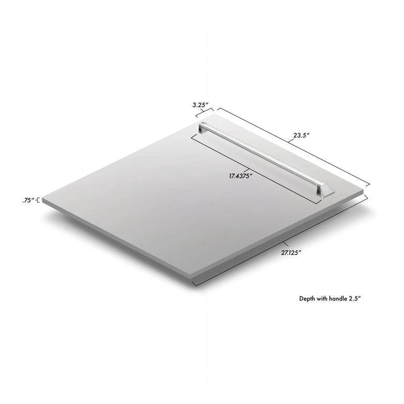 ZLINE 24" Dishwasher in Custom Panel Ready, Stainless Tub, DWV-304-24 by Farmhouse Kitchen and Bath