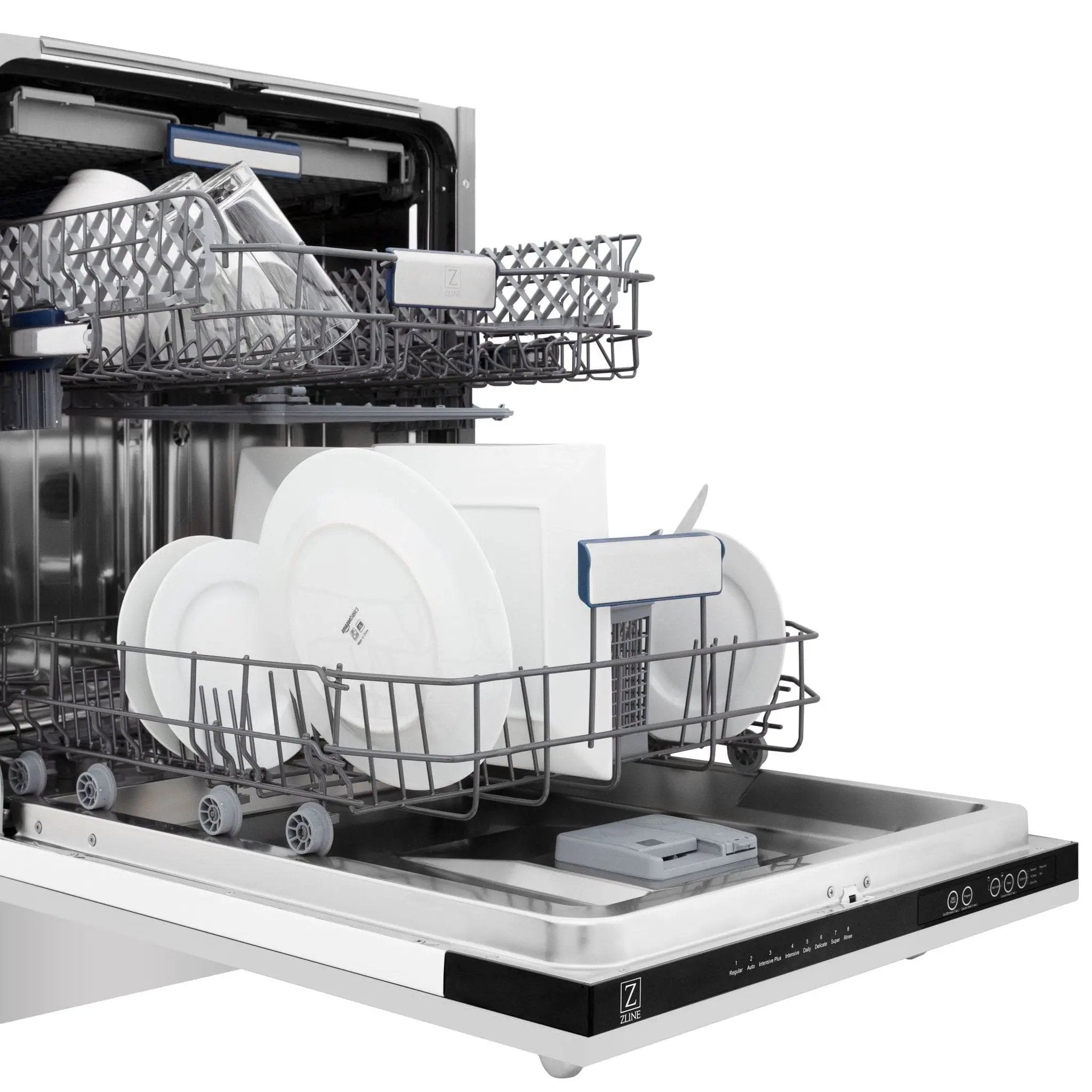 ZLINE 24" Dishwasher in Custom Panel Ready, Stainless Tub, DWV-304-24 by Farmhouse Kitchen and Bath