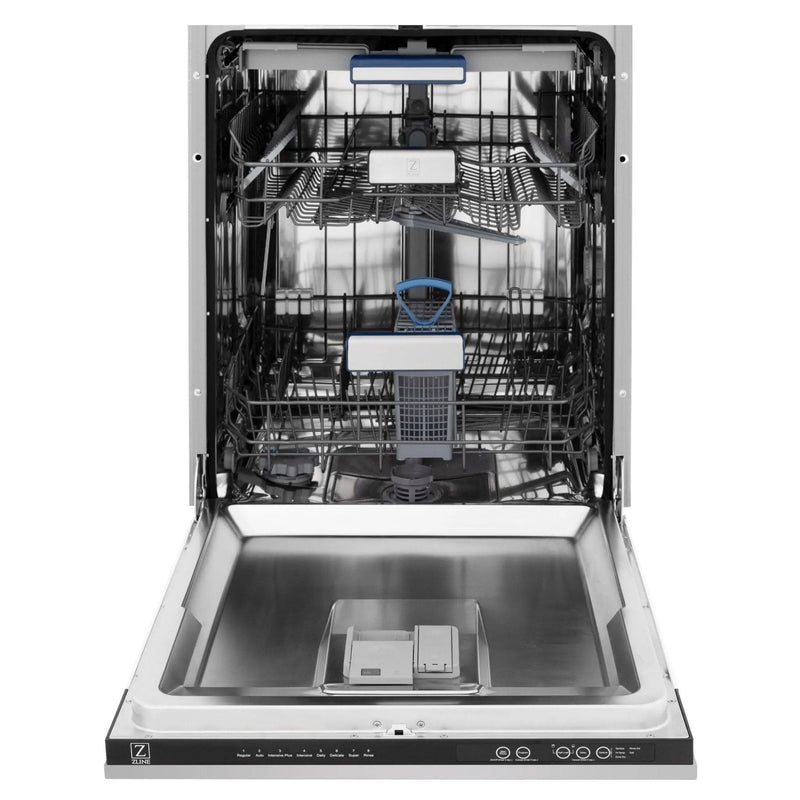 ZLINE 24" Dishwasher in Custom Panel Ready, Stainless Tub, DWV-304-24 by Farmhouse Kitchen and Bath