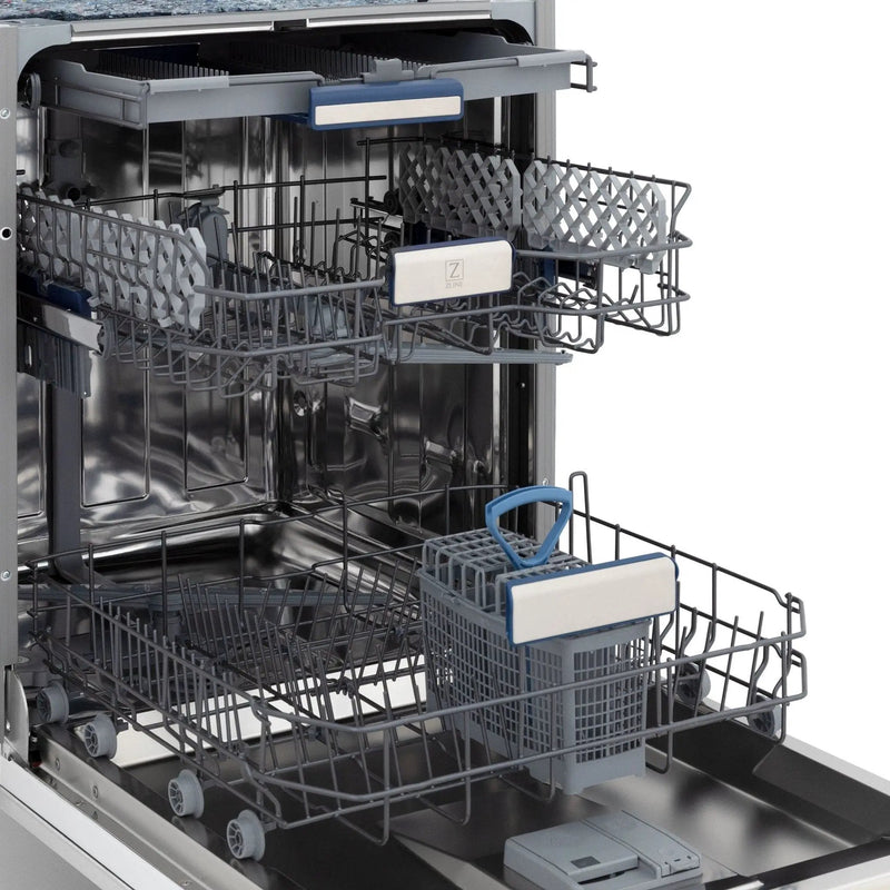 ZLINE 24" Dishwasher in Custom Panel Ready, Stainless Tub, DWV-304-24 by Farmhouse Kitchen and Bath