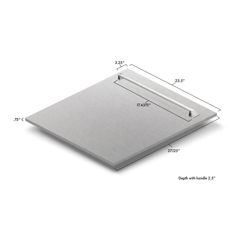 ZLINE 24" Dishwasher in DuraSnow Stainless panel, Stainless Tub, DWV-SN-24 by Farmhouse Kitchen and Bath