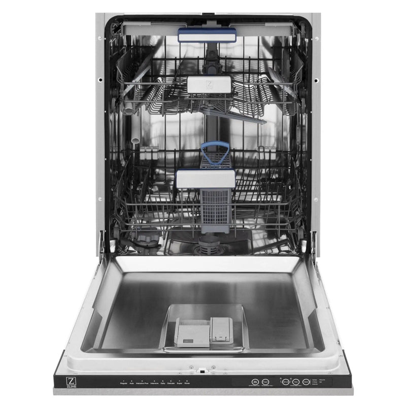 ZLINE 24" Dishwasher in DuraSnow Stainless panel, Stainless Tub, DWV-SN-24 by Farmhouse Kitchen and Bath