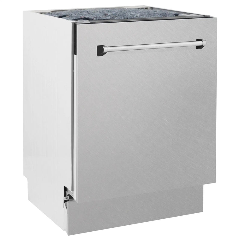ZLINE 24" Dishwasher in DuraSnow Stainless panel, Stainless Tub, DWV-SN-24 by Farmhouse Kitchen and Bath