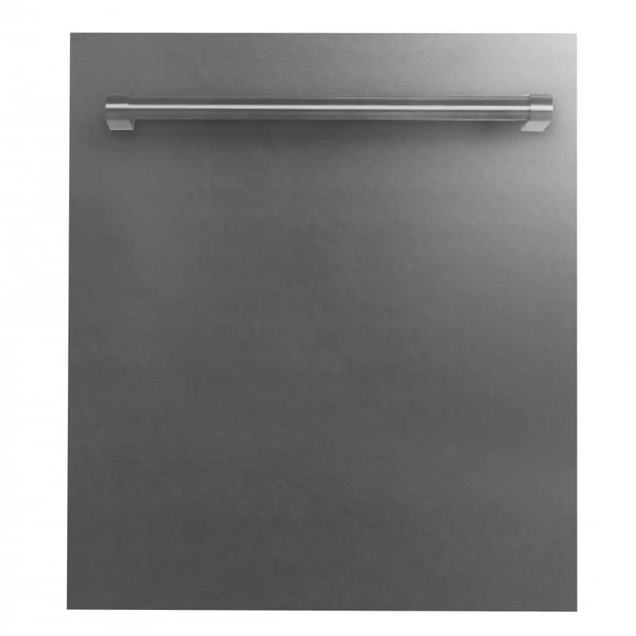 ZLINE 24" Dishwasher in DuraSnow® Stainless, Traditional Handle, DW-SN-H-24 by Farmhouse Kitchen and Bath