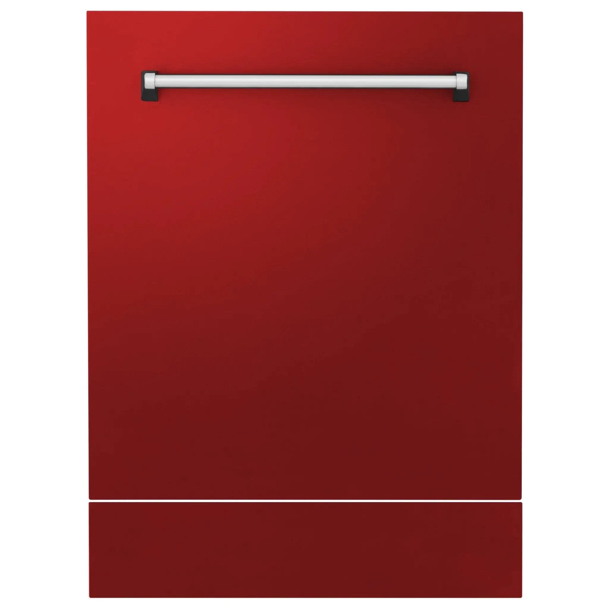 ZLINE 24" Dishwasher in Red Matt panel, Stainless Tub, DWV-RM-24 by Farmhouse Kitchen and Bath