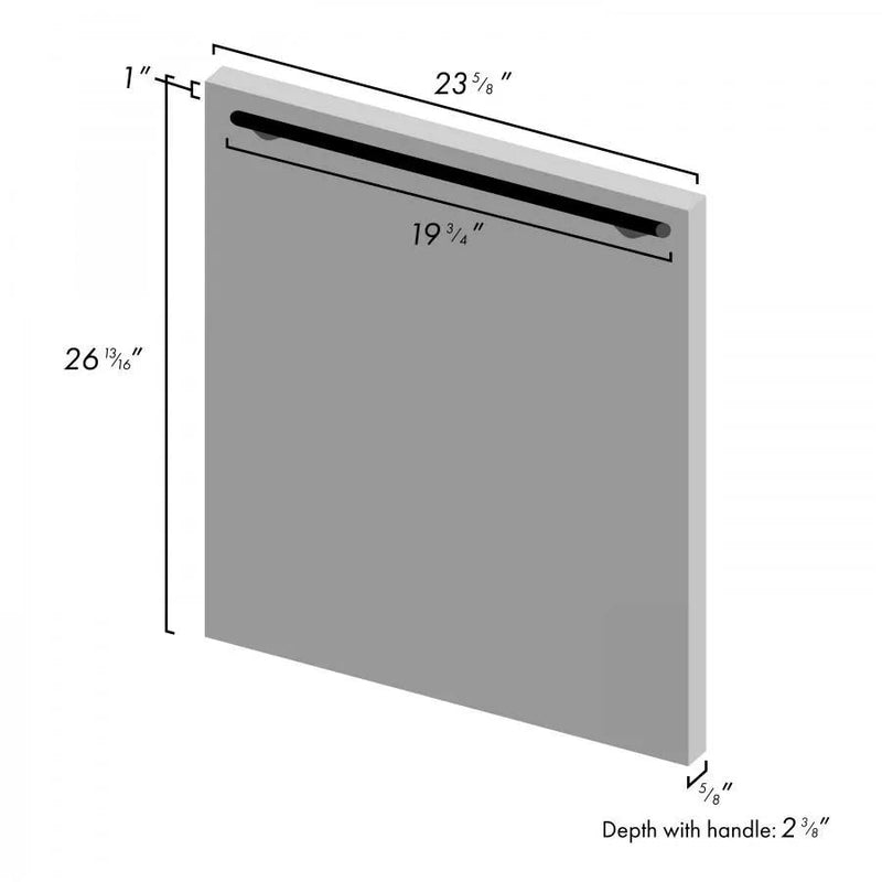 ZLINE 24" Dishwasher in Unfinished Wood with Stainless Steel Tub, DW-UF-24 by Farmhouse Kitchen and Bath
