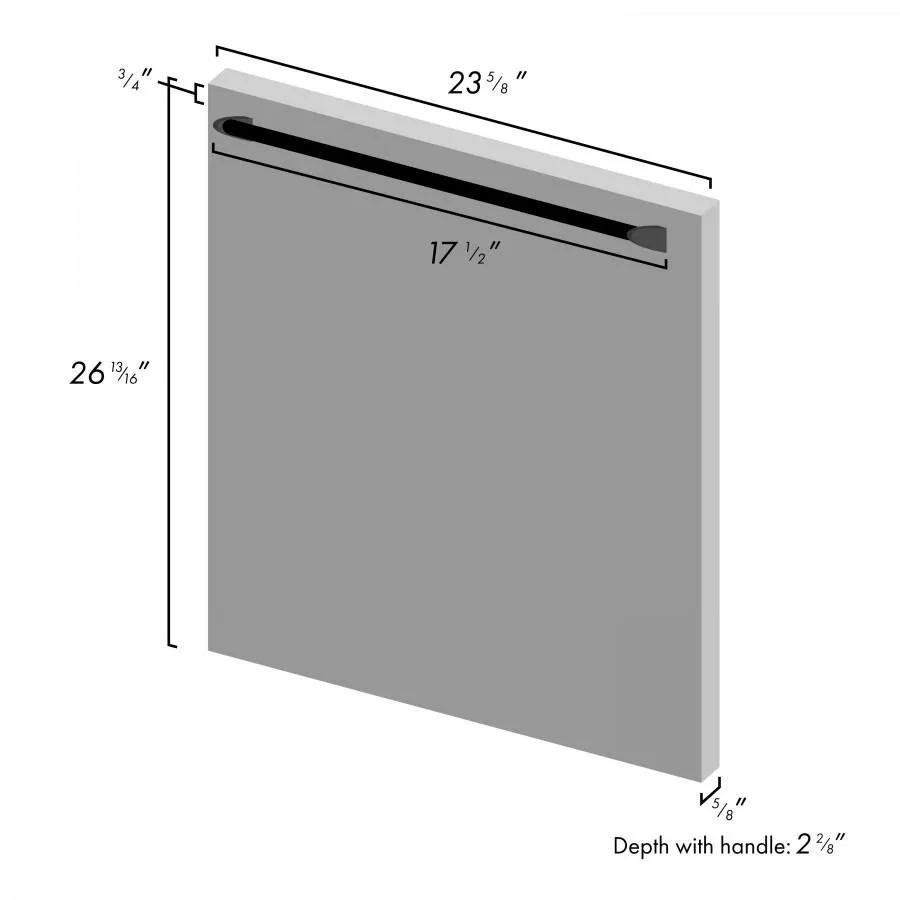 ZLINE 24" Dishwasher in Unfinished Wood with Stainless Steel Tub, DW-UF-H-24 by Farmhouse Kitchen and Bath