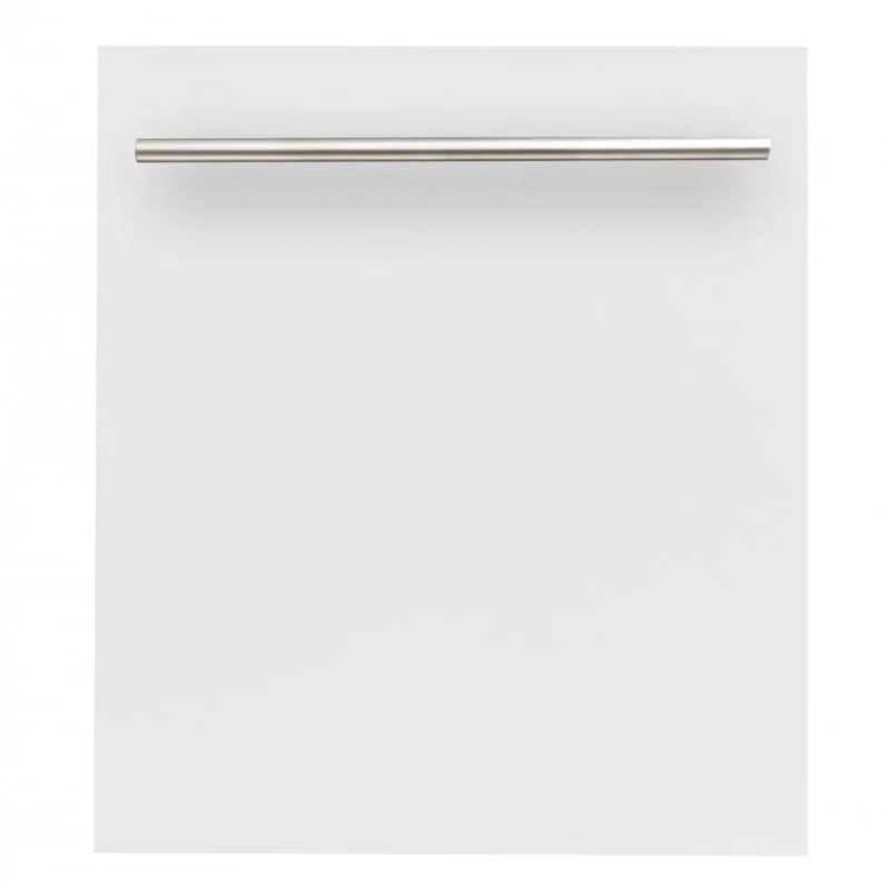 ZLINE 24" Dishwasher in White Matte, Stainless Steel Tub, DW-WM-H-24 by Farmhouse Kitchen and Bath