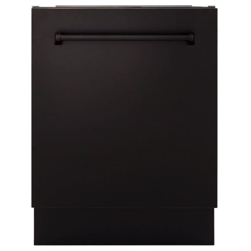 ZLINE 24" Dishwasher, Oil Rubbed Bronze panel, Stainless Tub, DWV-ORB-24 by Farmhouse Kitchen and Bath