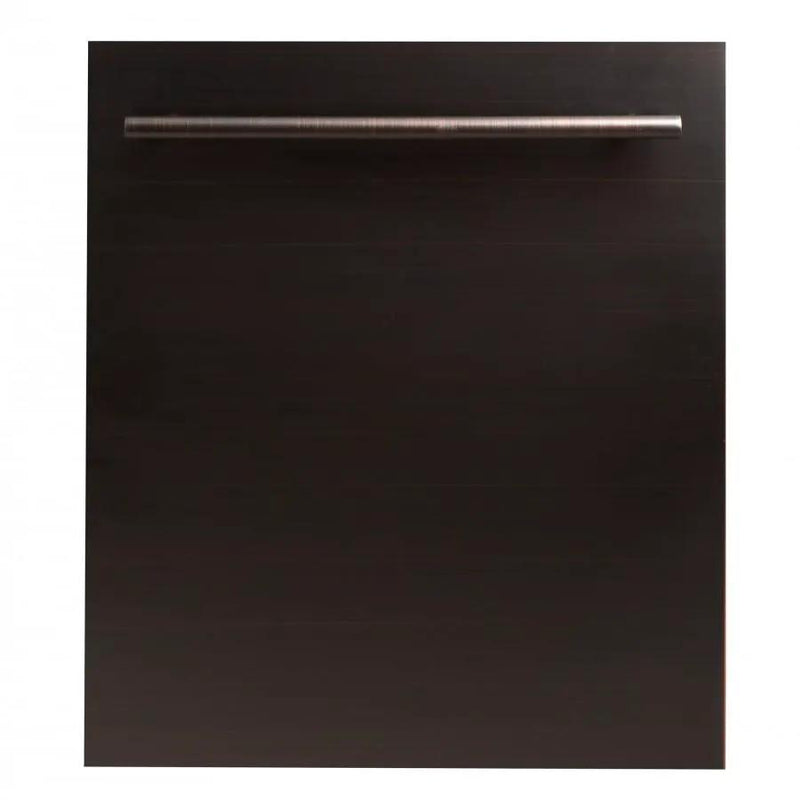 ZLINE 24" Dishwasher Oil-Rubbed Bronze, Stainless Steel Tub, DW-ORB-24 by Farmhouse Kitchen and Bath