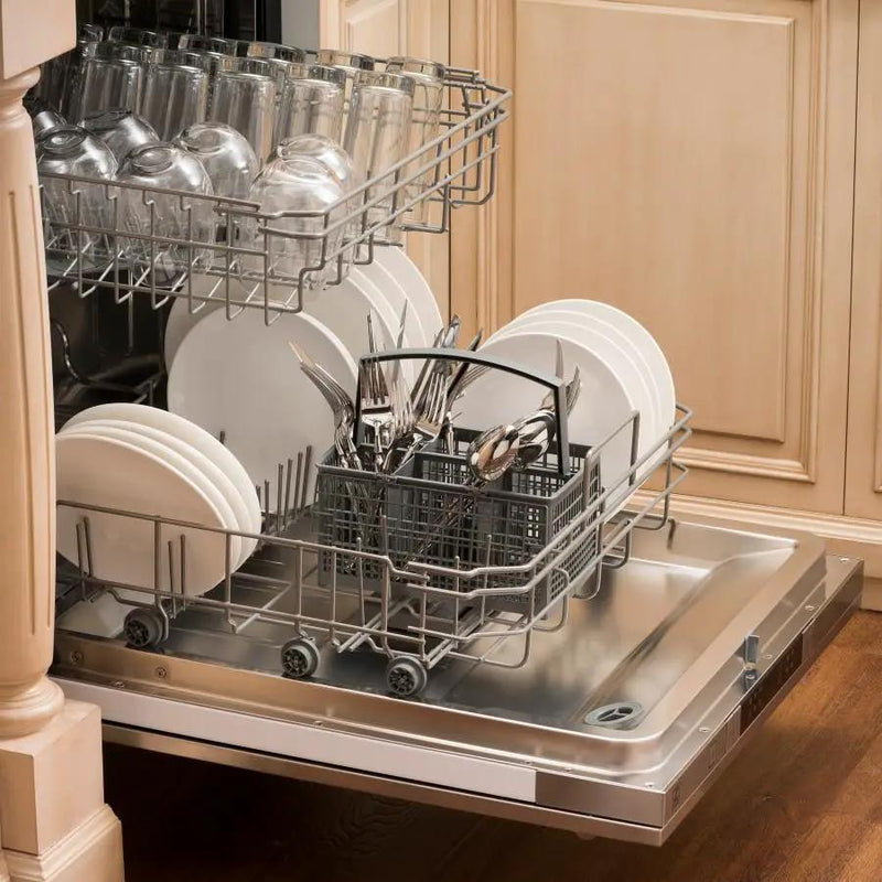 ZLINE 24" Dishwasher Stainless Steel, Stainless Steel Tub, DW-304-24 by Farmhouse Kitchen and Bath