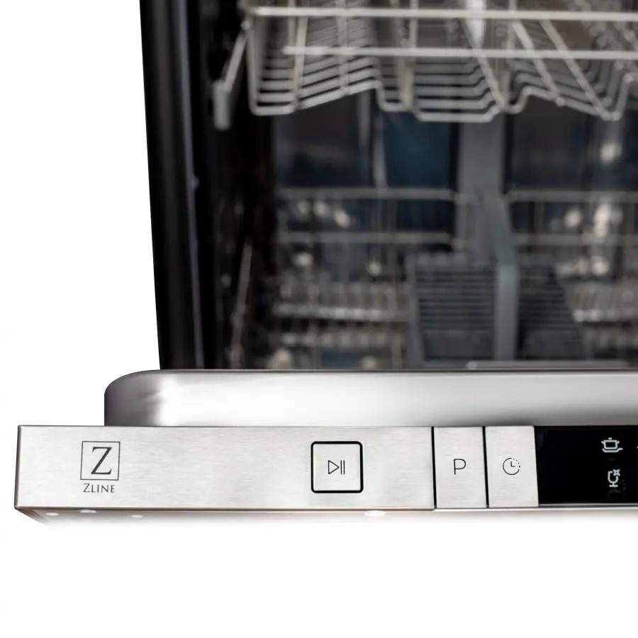 ZLINE 24" Dishwasher Stainless Steel, Stainless Steel Tub, DW-304-24 by Farmhouse Kitchen and Bath