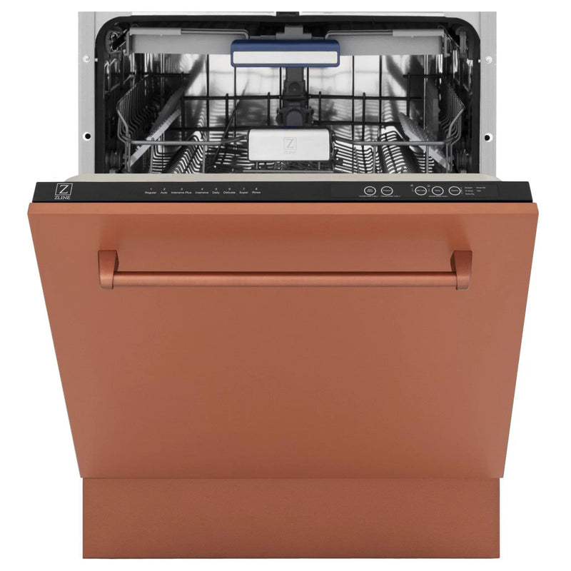 ZLINE 24" Dishwasher with Copper panel, Stainless Tub, DWV-C-24 by Farmhouse Kitchen and Bath