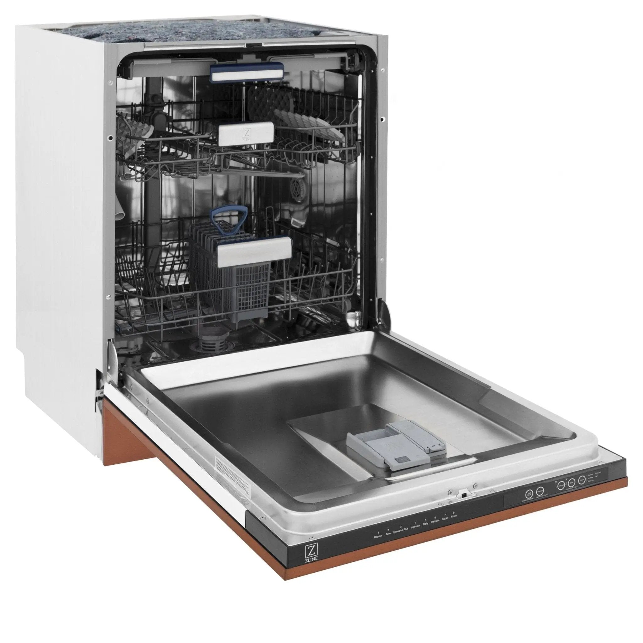 ZLINE 24" Dishwasher with Copper panel, Stainless Tub, DWV-C-24 by Farmhouse Kitchen and Bath