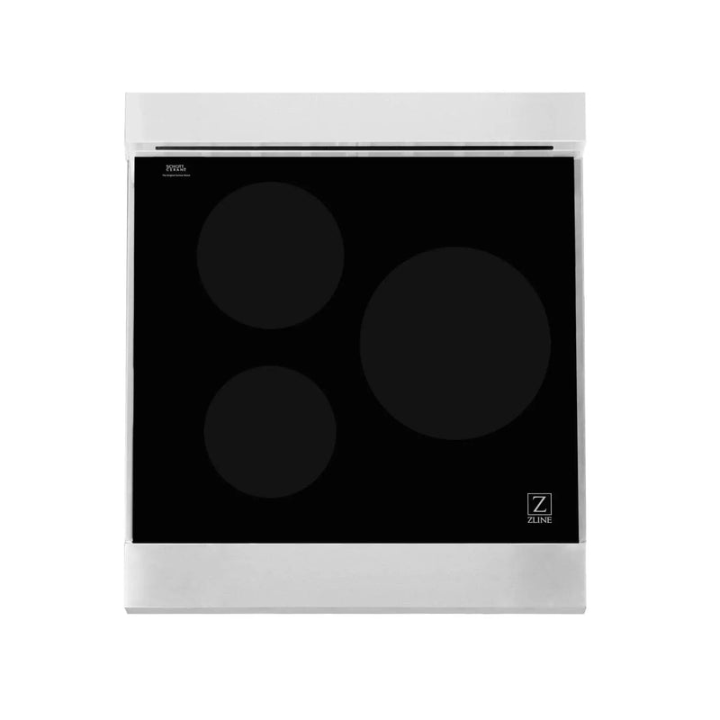 ZLINE 24" Induction Range with a 3 Element Stove and Electric Oven in Stainless Steel RAIND-BG-24 by Farmhouse Kitchen and Bath