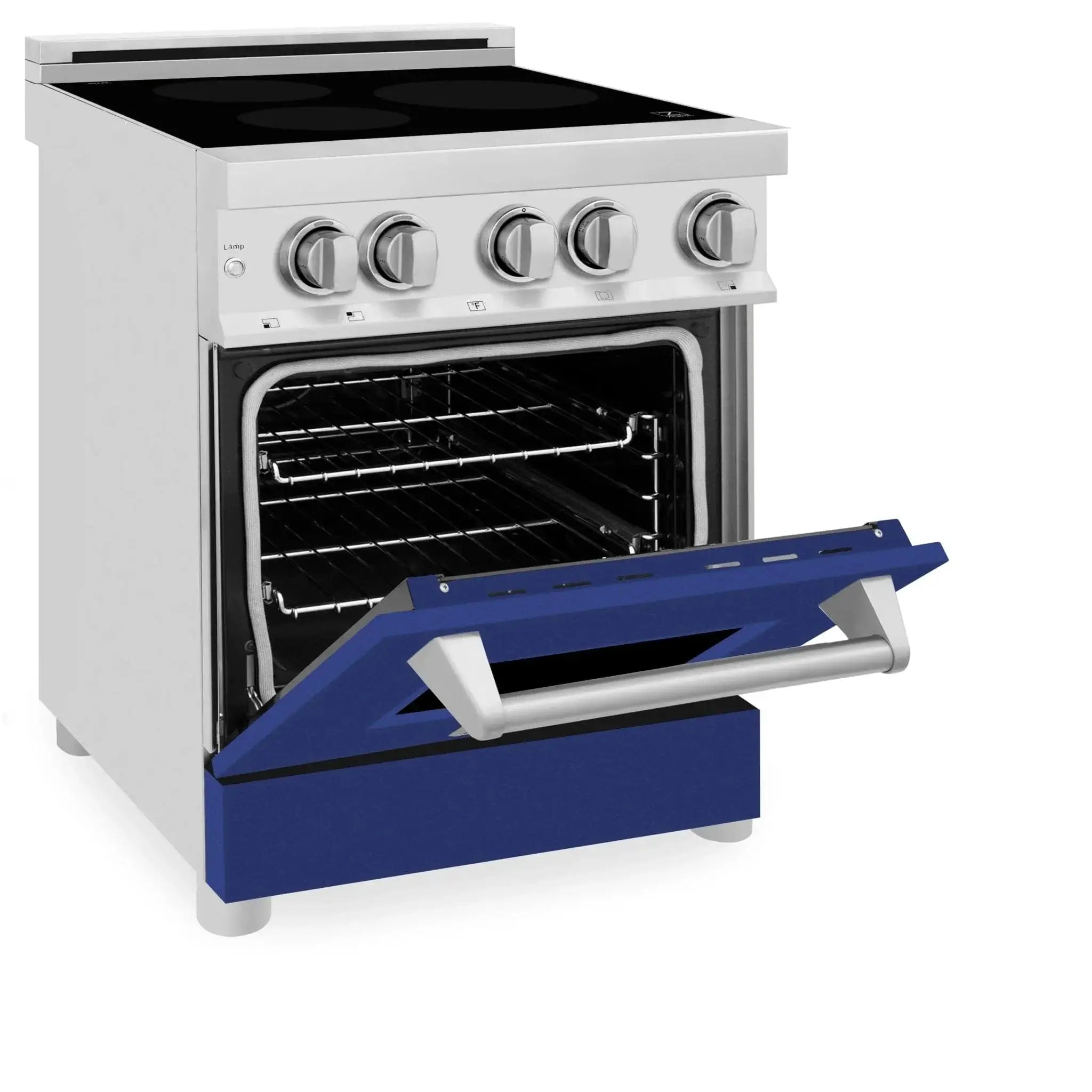 ZLINE 24" Induction Range with a 3 Element Stove and Electric Oven in Stainless Steel RAIND-BM-24 by Farmhouse Kitchen and Bath